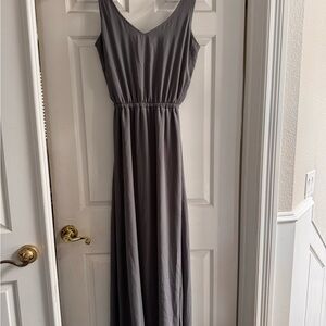 Show Me Your MuMu Charcoal Maxi Dress